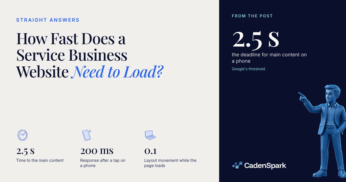 How Fast Does a Service Business Website Need to Load?