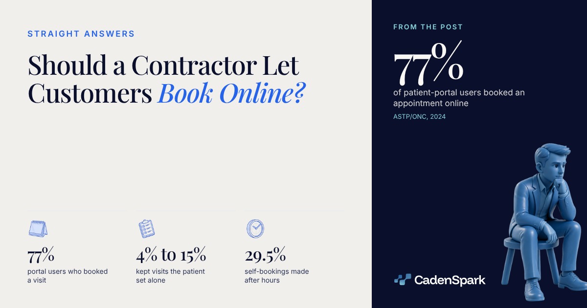 Should a Contractor Let Customers Book Online?
