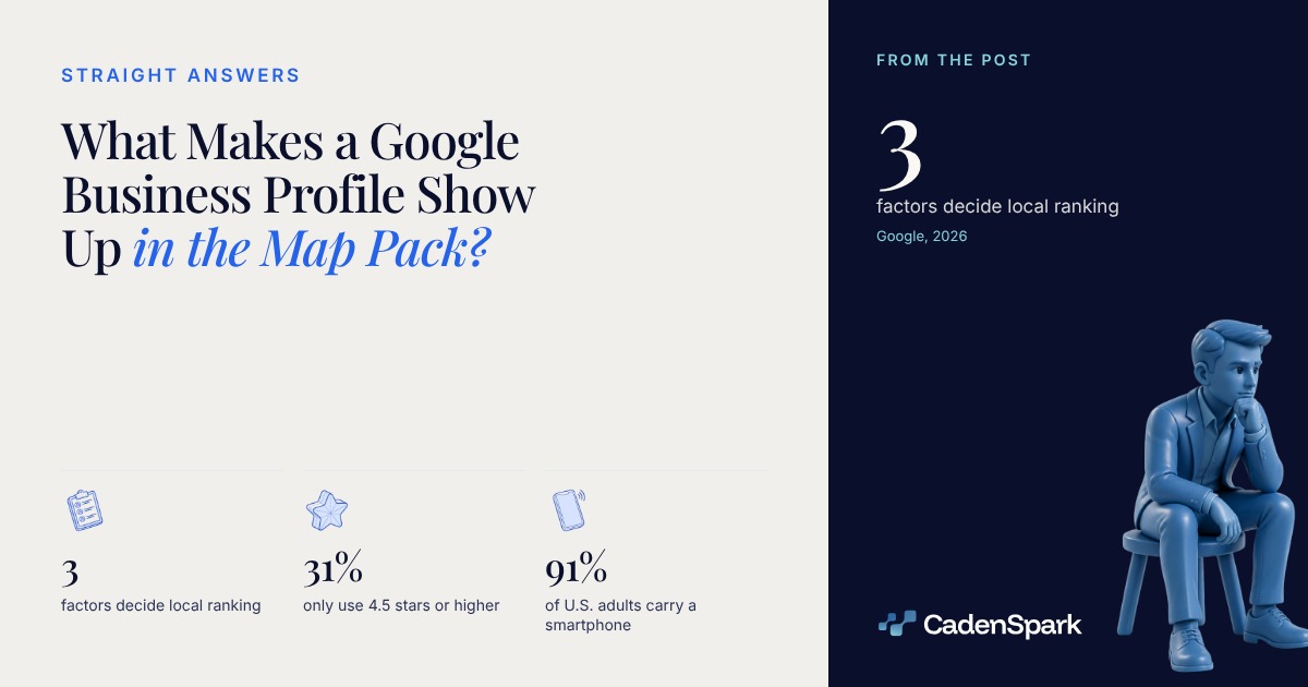 What Makes a Google Business Profile Show Up in the Map Pack?